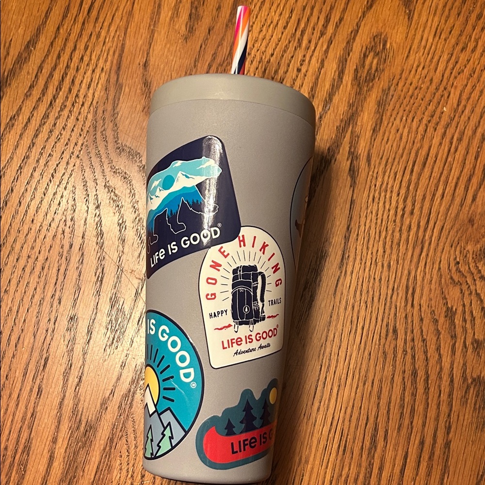 Life is Good Stainless Tumbler
